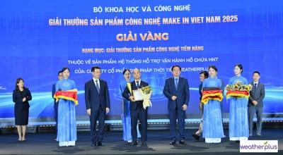 HNT đạt Giải Vàng Make in Vietnam 2025 tại hạng mục Sản phẩm công nghệ số tiềm năng: Hỗ trợ vận hành thủy điện trước rủi ro khí hậu