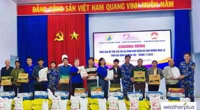 WeatherPlus hỗ trợ người dân Khánh Hòa bị thiệt hại do mưa lũ